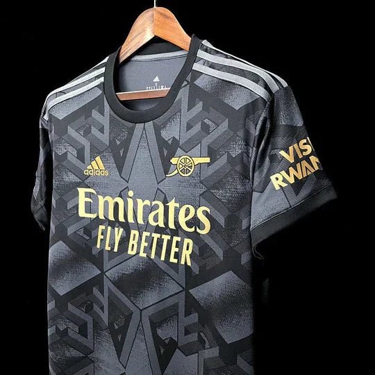 Alternative view of Arsenal 2022-2023 away black jersey
