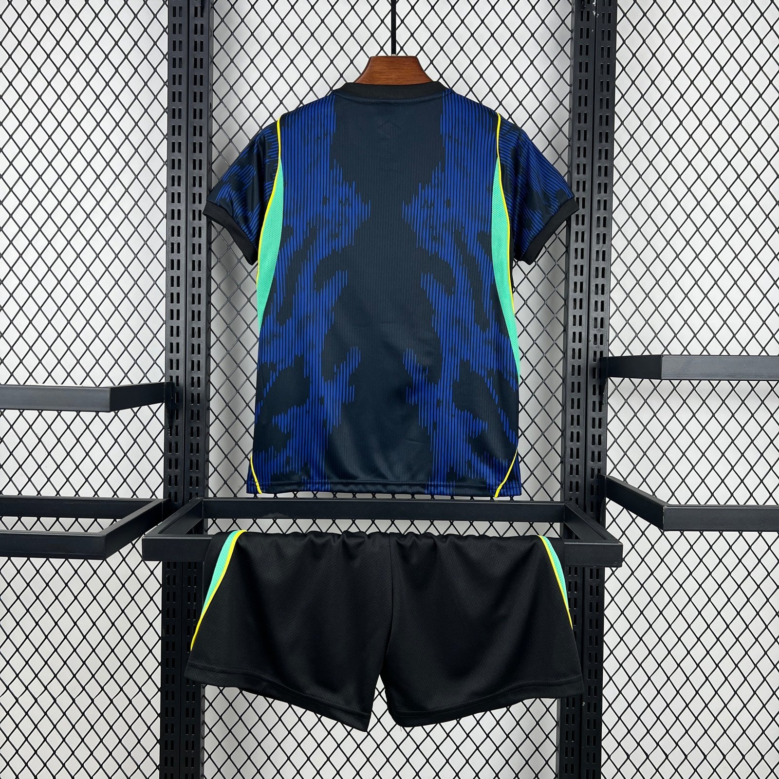 Alternative view of Brazil kids' away kit 2026 World Cup