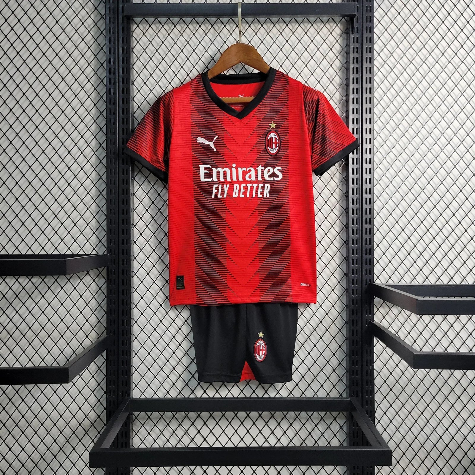 Kids' AC Milan Kit 2023 2024