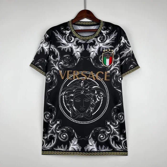 Italy 2023-2024 season jersey Versace collab black