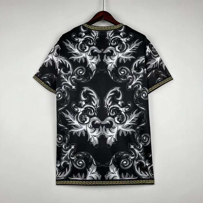 Alternative view of Italy 2023-2024 season jersey Versace collab black