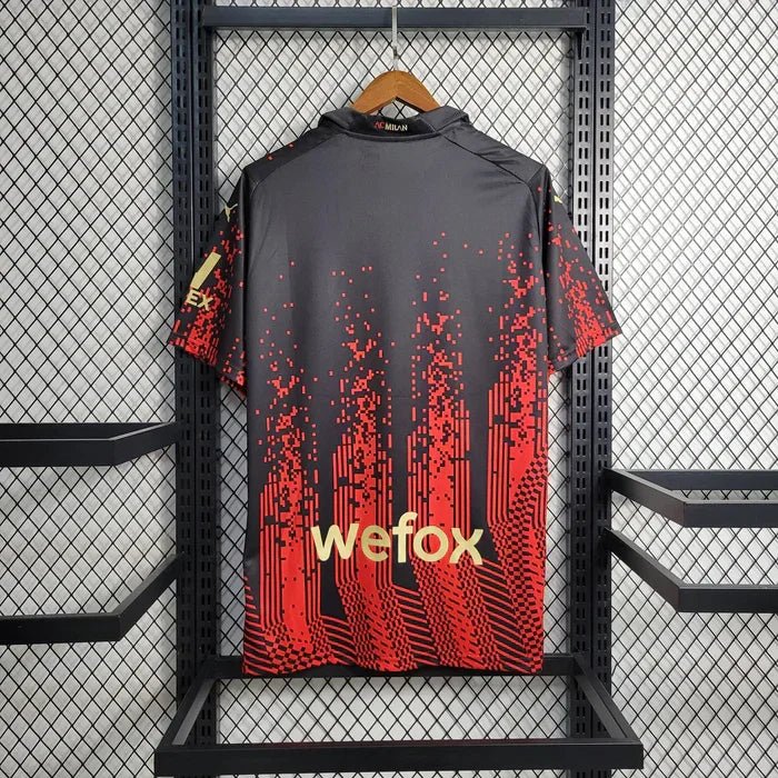 Alternative view of AC Milan away jersey 2023-2024 season