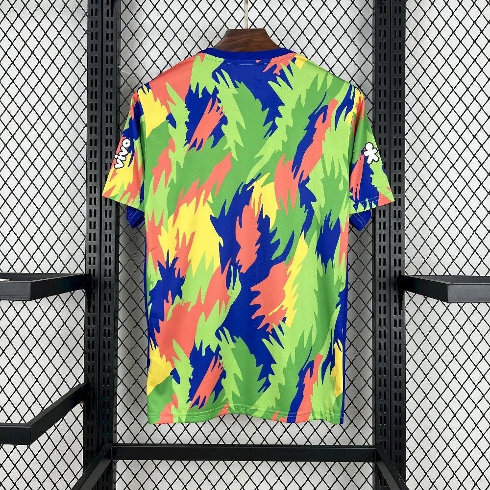 Alternative view of Brazil training jersey 2025-26