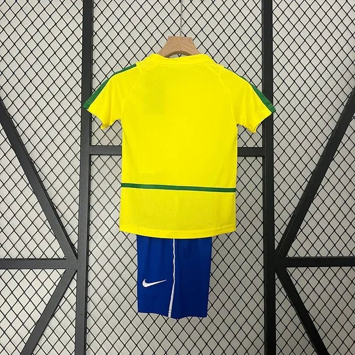 Alternative view of Kids' Brazil Retro Kit 2002