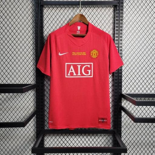 Retro Manchester United Home Shirt 2007-08