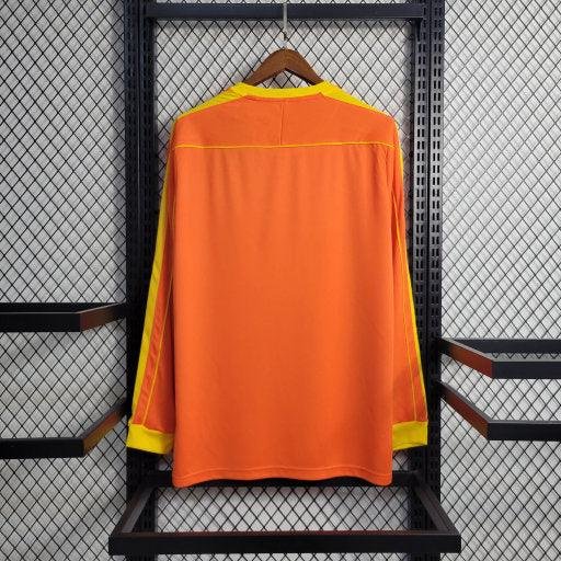 Alternative view of Long Sleeve Retro Brazil Goalkeeper Jersey 1998