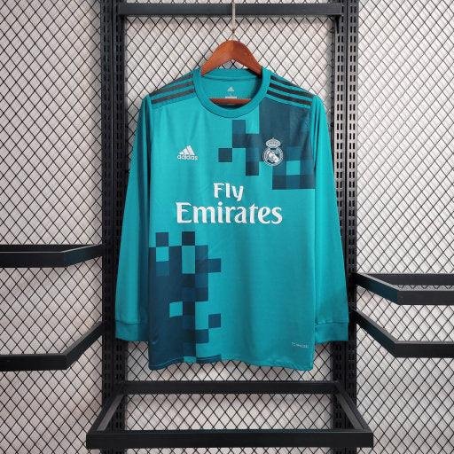 Real Madrid long-sleeve retro jersey 2017 2018