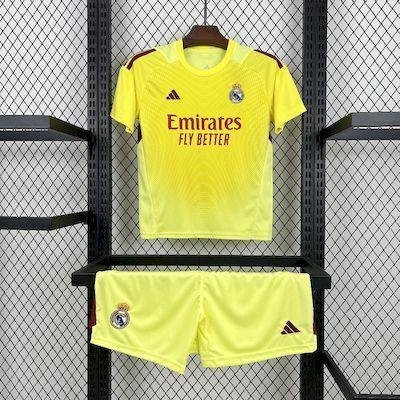 Real Madrid Goalkeeper Kids Kit 2025-26