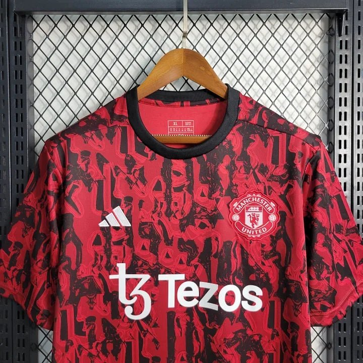 Alternative view of Manchester United 2023 2024 jersey