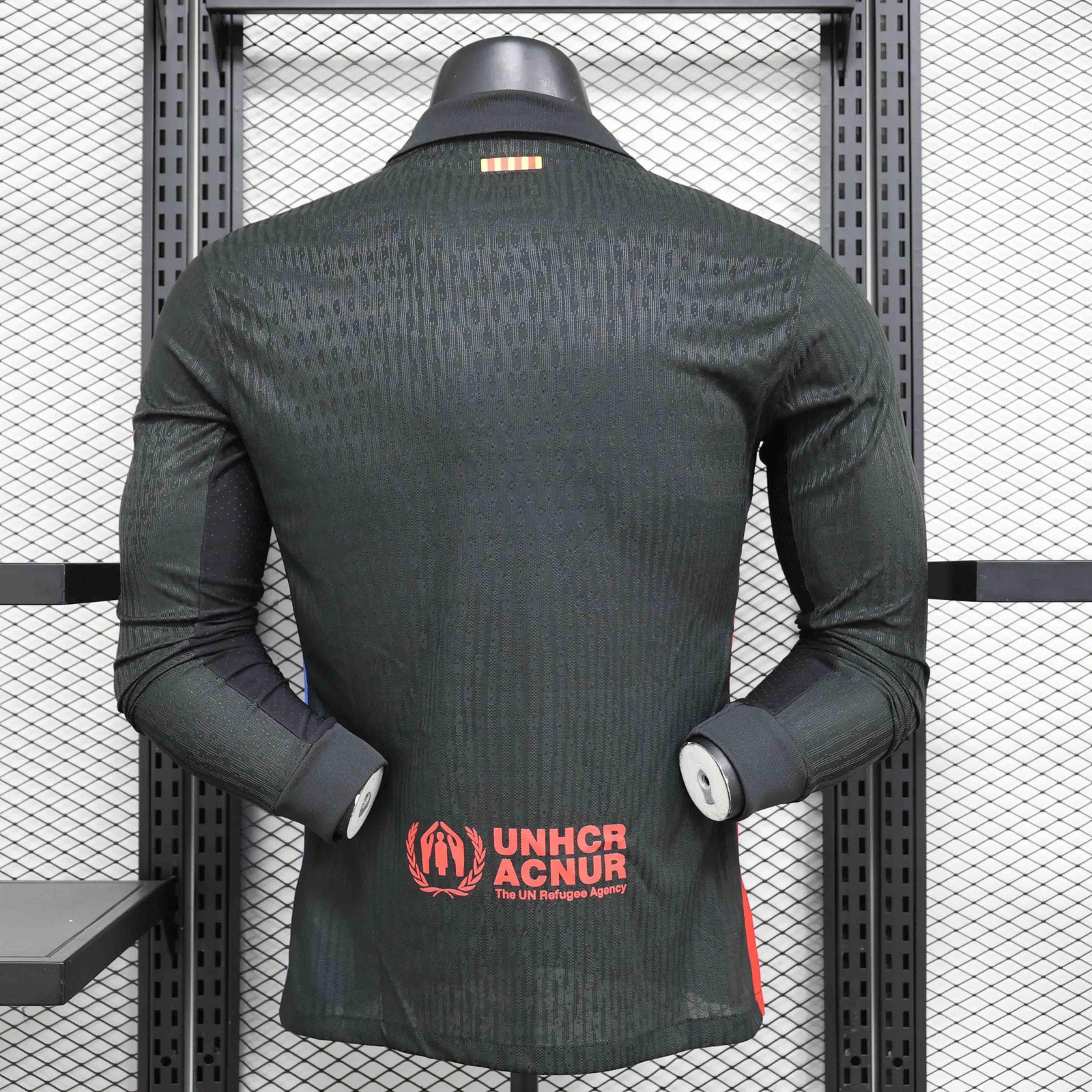 Alternative view of FC Barcelona long-sleeved away jersey 2024-25