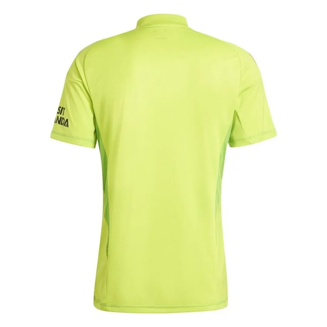 Alternative view of Arsenal goalkeeper jersey 2024/2025