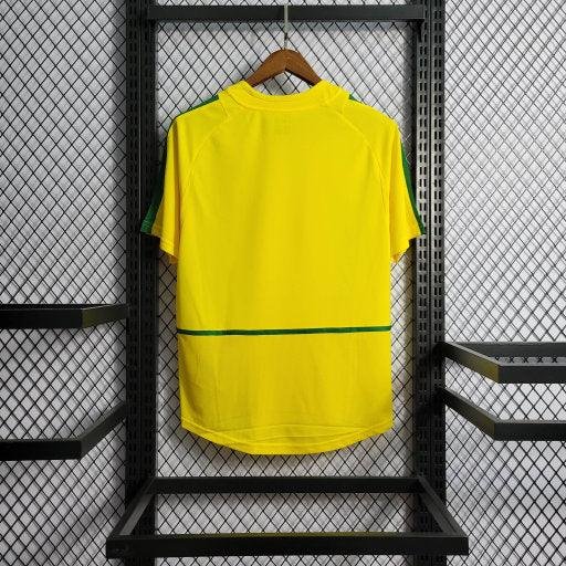Alternative view of Brazil Retro Football Jersey 2002