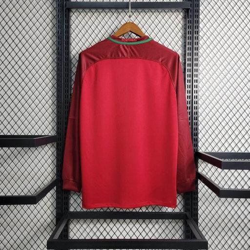 Alternative view of Portugal 2016 long sleeve retro jersey