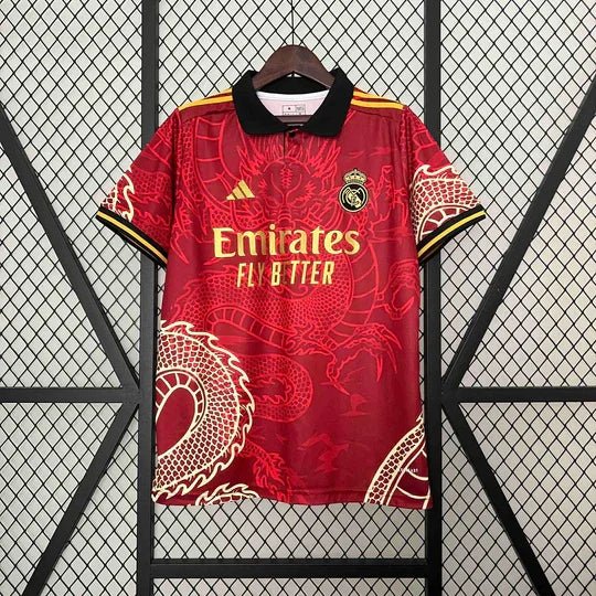 2024/25 Real Madrid Red Dragon Concept Jersey