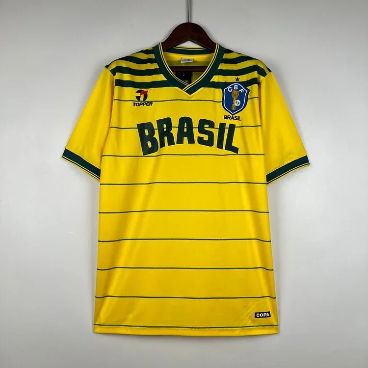 BRAZIL RETRO JERSEY 1984