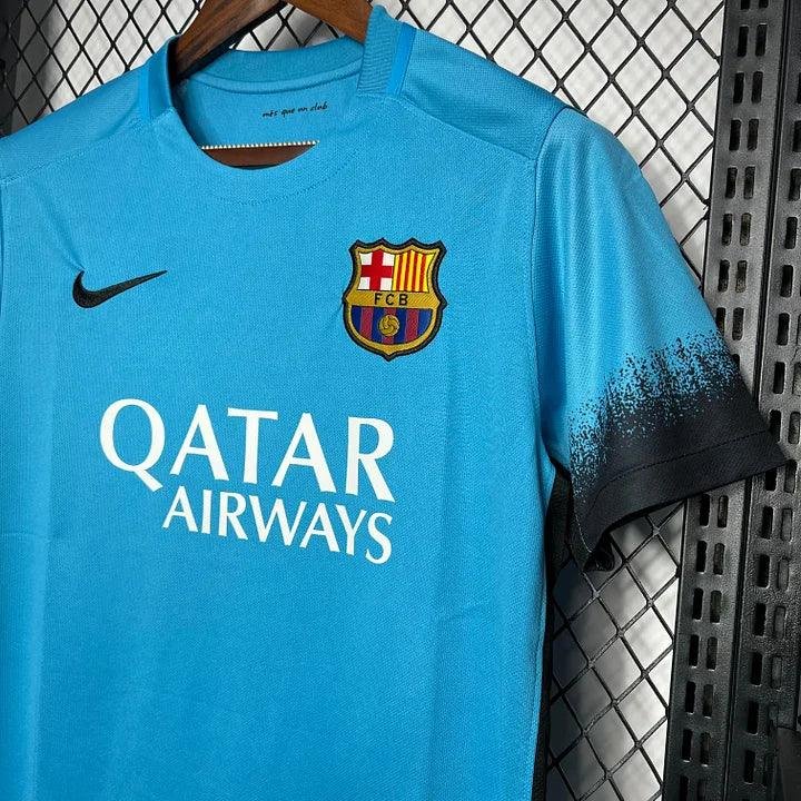 Alternative view of Retro FC Barcelona 2015 2016 Football Shirt