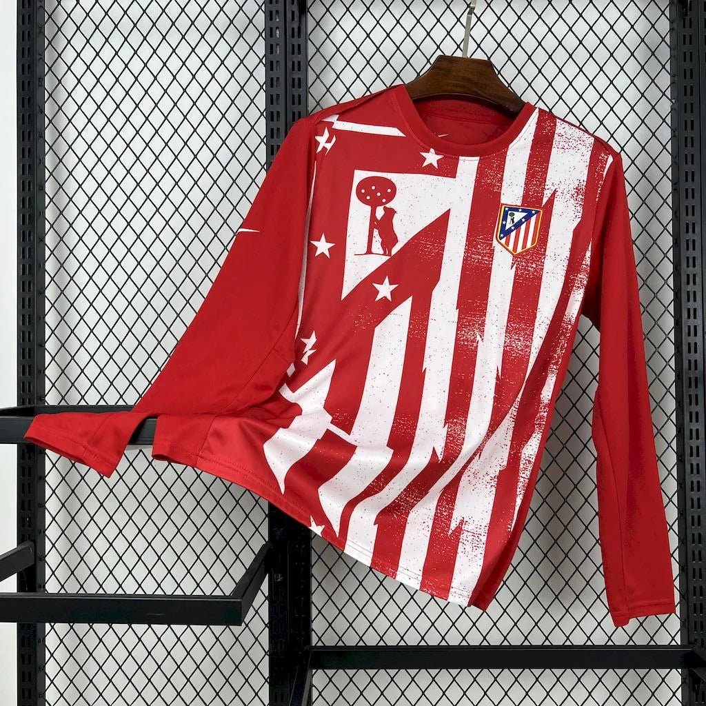 Atletico Madrid long-sleeved training jersey 2025-26