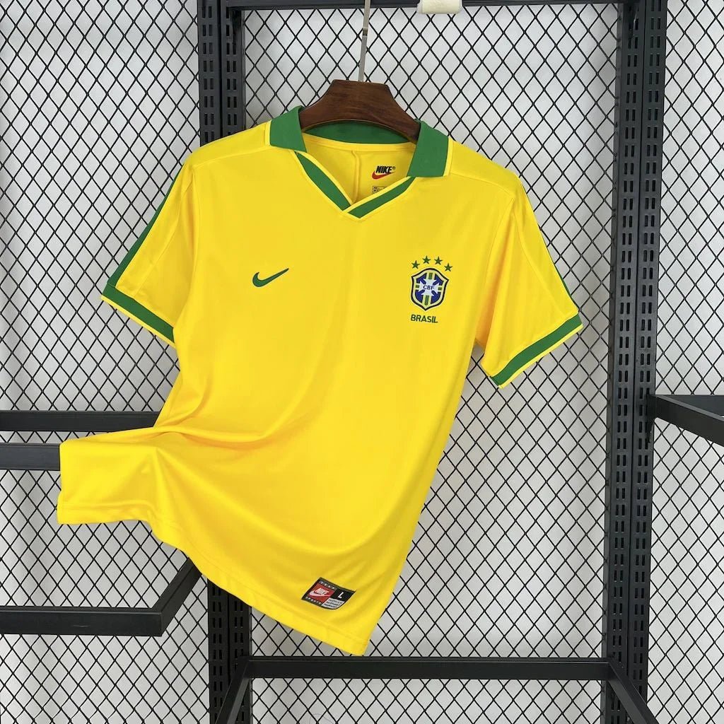 1997 retro Brazil football jersey