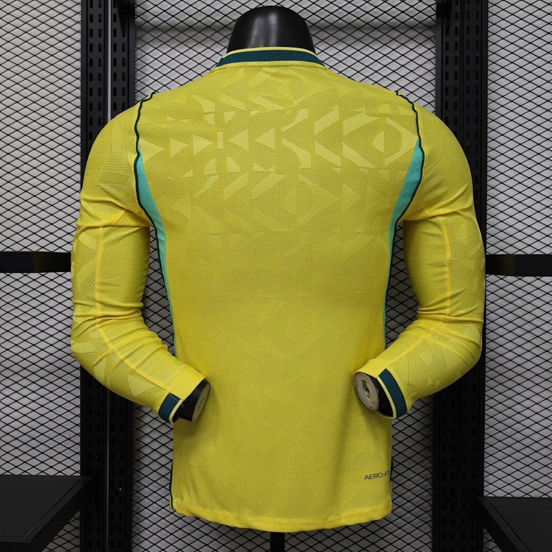 Alternative view of Brazil 2026 World Cup long-sleeved jersey