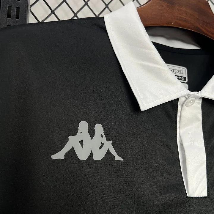 Alternative view of AS Monaco black football shirt 2024 2025