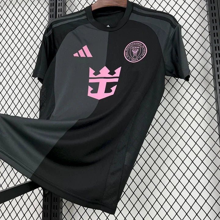 Alternative view of Inter Miami black football jersey 2025 2026