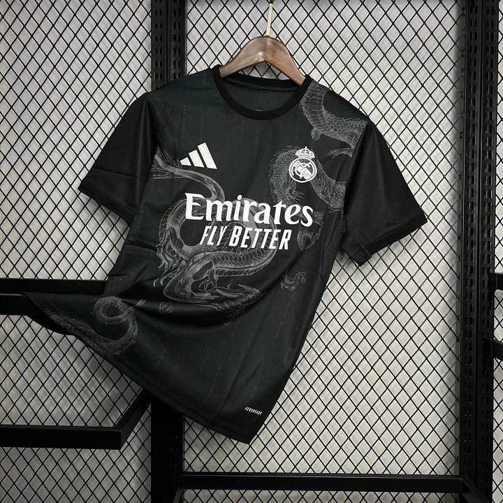 Alternative view of Real Madrid Football Jersey 2024 2025 Black