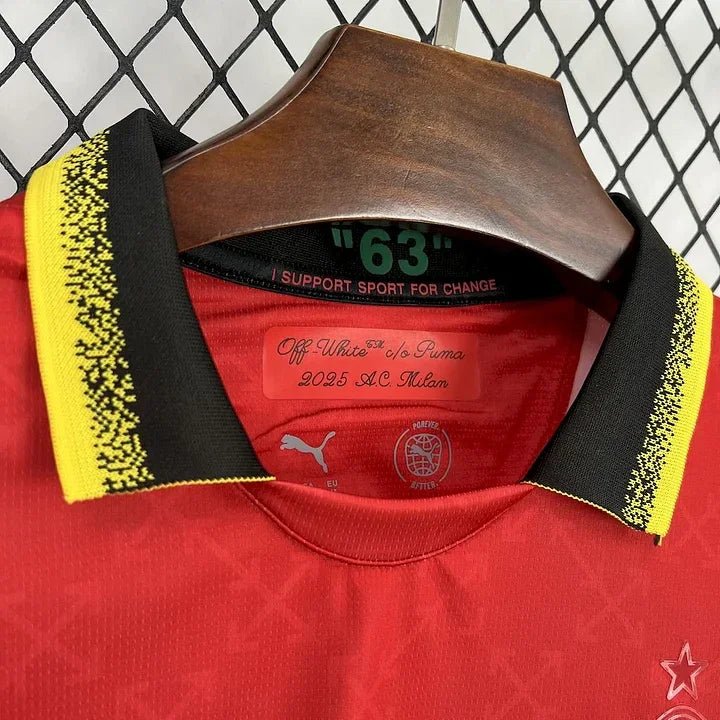 Alternative view of AC Milan 2025 2026 football jersey